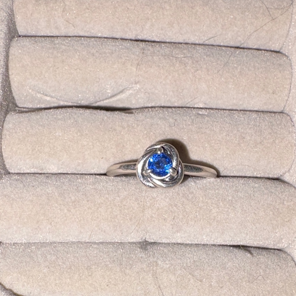 Pandora September Birthstone Ring